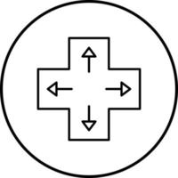 Unique Direction Keys Vector Icon