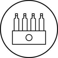 Unique Pack of Beers Vector Icon
