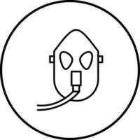 Unique Oxygen Mask Vector Icon