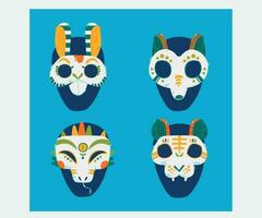 Carnival Masks Illustration vector