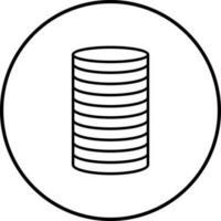 Stack of Coins Vector Icon