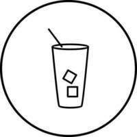 Iced Coffee Vector Icon