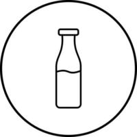 Milk Bottle Vector Icon