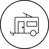 Trailer Vector Icon