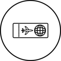 Plane Tickets Vector Icon