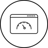 Page Speed Vector Icon