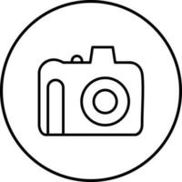 Unique DSLR Camera Vector Icon