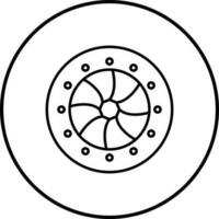 Unique Optical Diaphram Vector Icon