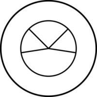 Pie Chart Analysis Vector Icon