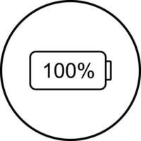 Unique Full Battery Vector Icon