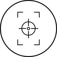Unique Focus Vertical Vector Icon