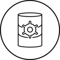 Unique Database Management Vector Icon