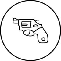 Unique Revolver Vector Icon