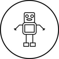 Unique Robot Vector Icon