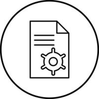 Unique Content Management Vector Icon