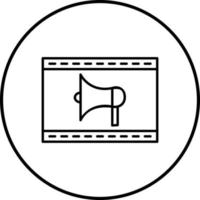 Unique Internet Ads Vector Icon