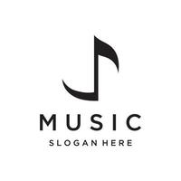 creativo musical Nota logo modelo resumen diseño para vocal , música , curso, coro, cantante ,educación , concierto. vector