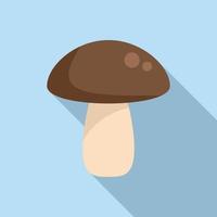 Vitamin D mushroom icon flat vector. Diet nutrition vector