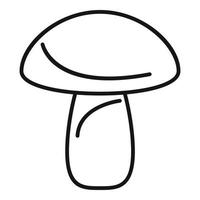 Vitamin D mushroom icon outline vector. Diet nutrition vector