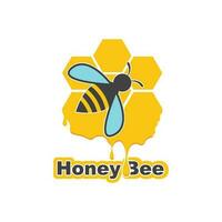 honey Bee vector icon illustration