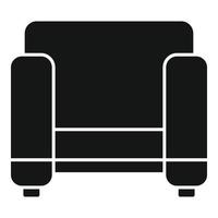 Room armchair icon simple vector. Interior sofa vector