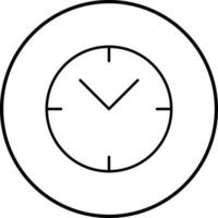 icono de vector de reloj único