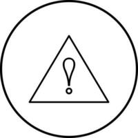 Unique Alert Vector Icon