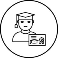 Unique Receiving Degree Vector Icon