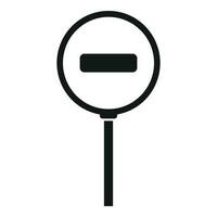 Access denied icon simple vector. Car space vector