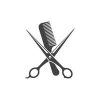 scissor icon logo vector illustration