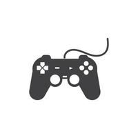 vídeo juego controlador logo icono vector ilustración