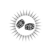 dice cubes icon vector illustration design