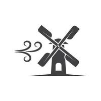 wind mill icon vector illustration