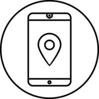 Unique GPS Service Vector Icon