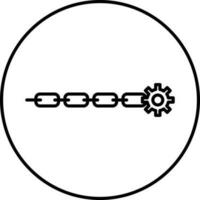 Unique Link Optimization Vector Icon