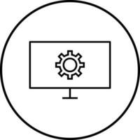 Unique Network Settings Vector Icon