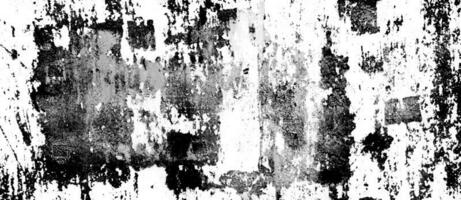 grunge metal and dust scratch black and white texture background panorama photo