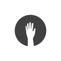 Hand Care Logo Template vector icon