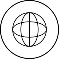 Unique Globe Vector Icon