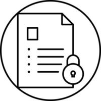 Unique Confidentiality Vector Icon