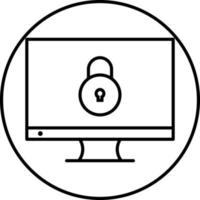 Unique Closed Access Vector Icon