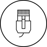 Unique Internet Cable Vector Icon