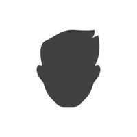 hombre cara icono logo vector ilustración diseño
