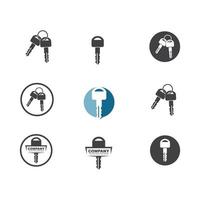 key logo icon vetor illustration design vector