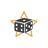 dice cubes icon vector illustration design