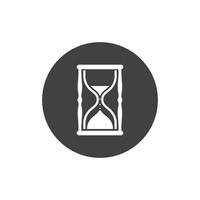 Icono de reloj de arena, diseño de ilustraciones vectoriales vector