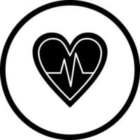 icono de vector de cardiograma