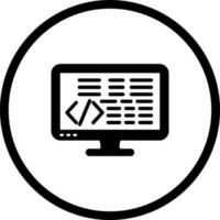 Coding Vector Icon