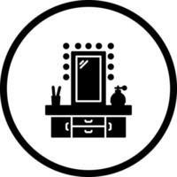 Dressing Table Vector Icon