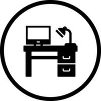 Desk Vector Icon